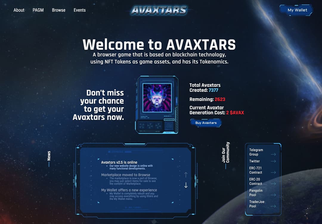 Avaxtarsbanner