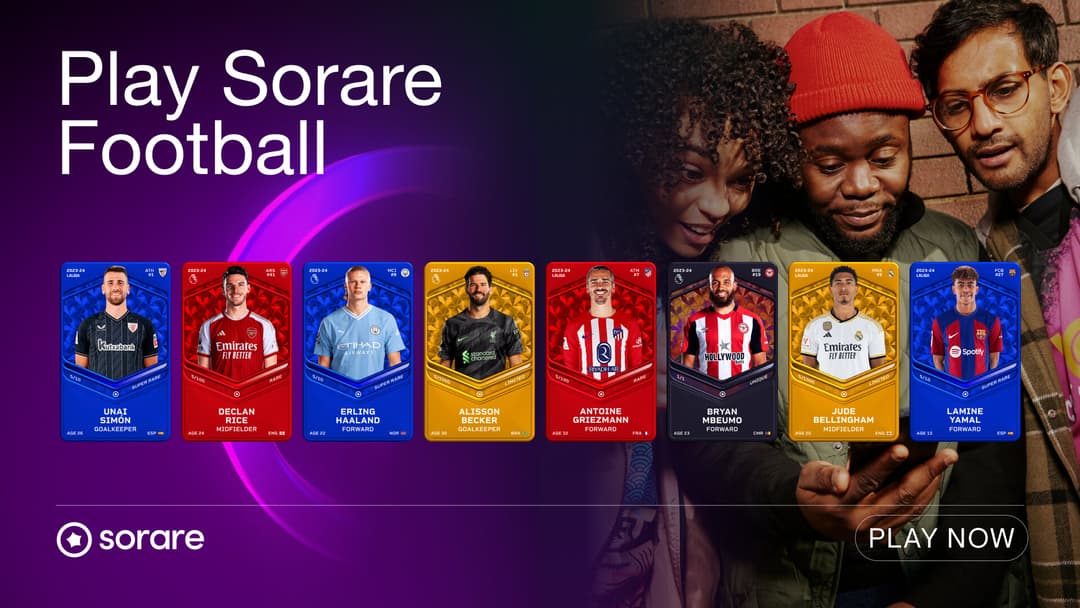 Sorare Fantasy Footballbanner